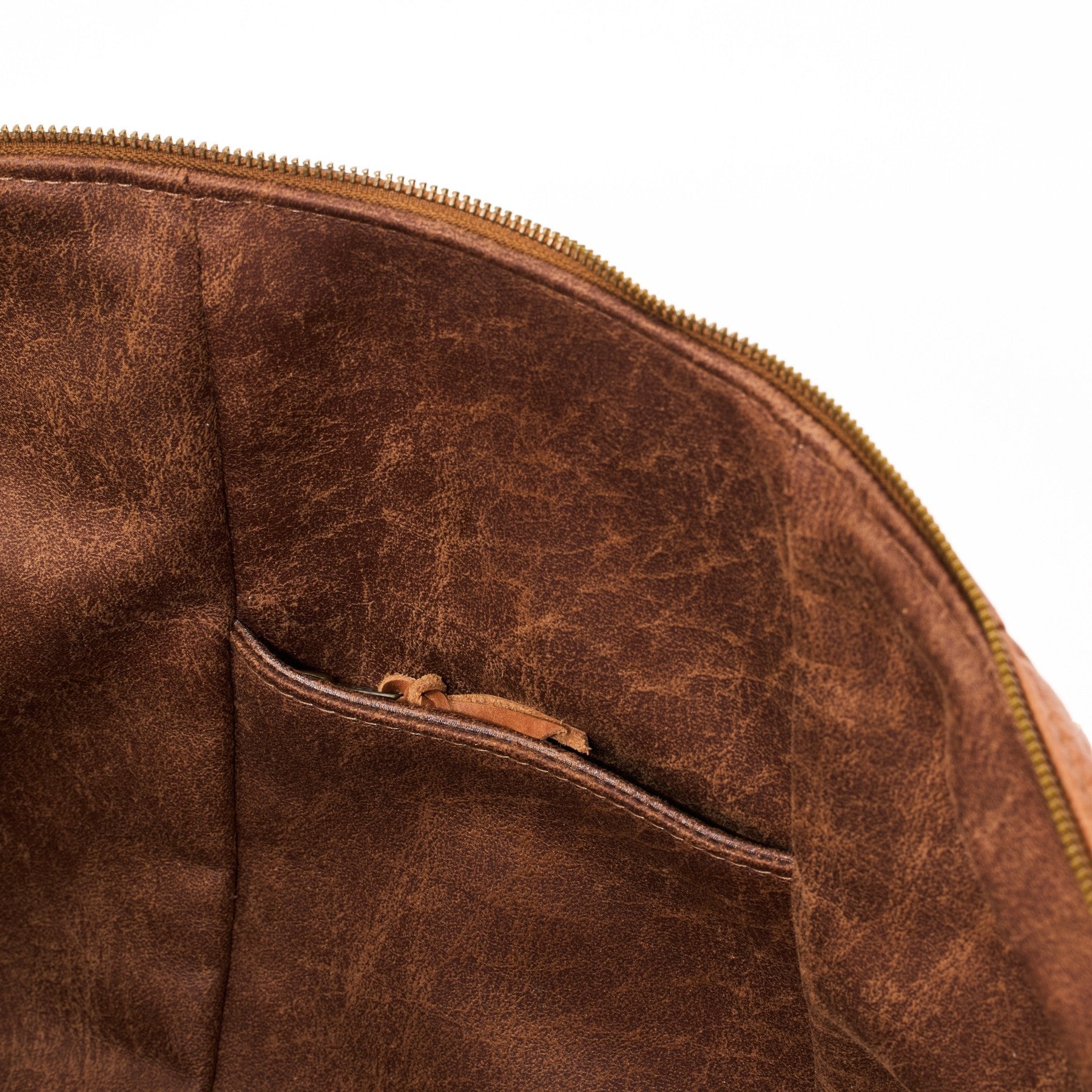 Travel Bag - Walnut, Natural Leather (50 l)