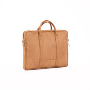 Torba na laptopa - Cognac, Skóra regenerowana