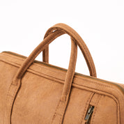 Torba na laptopa - Cognac, Skóra regenerowana