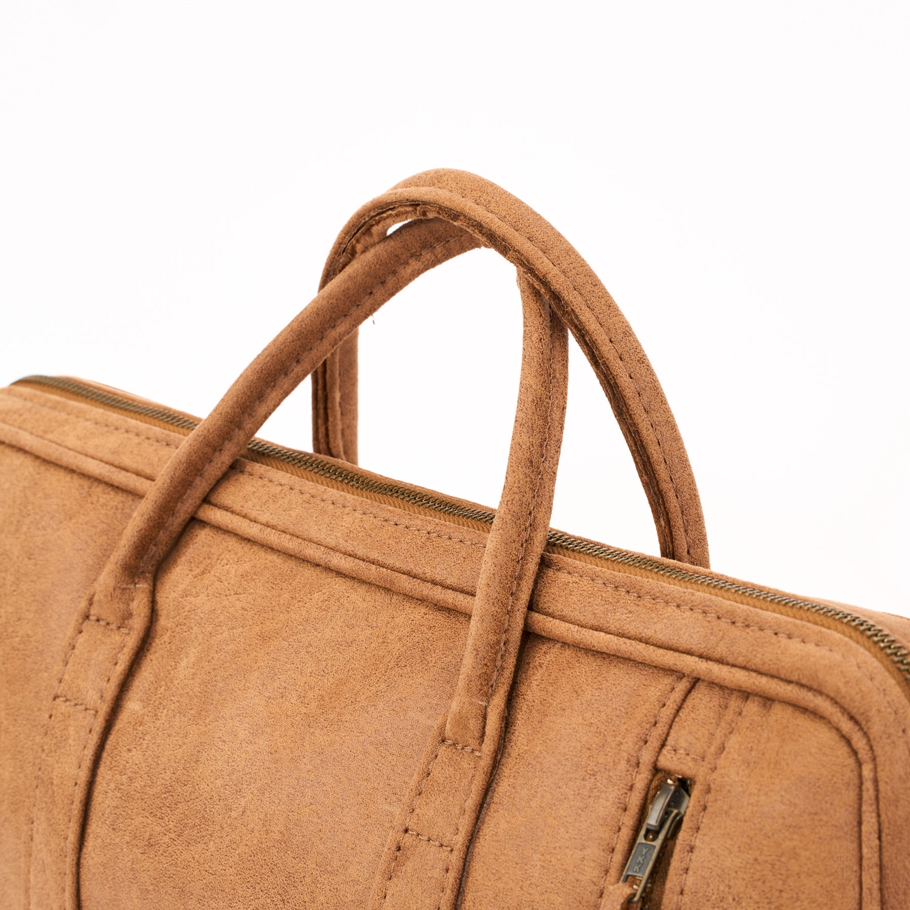 Torba na laptopa - Cognac, Skóra regenerowana
