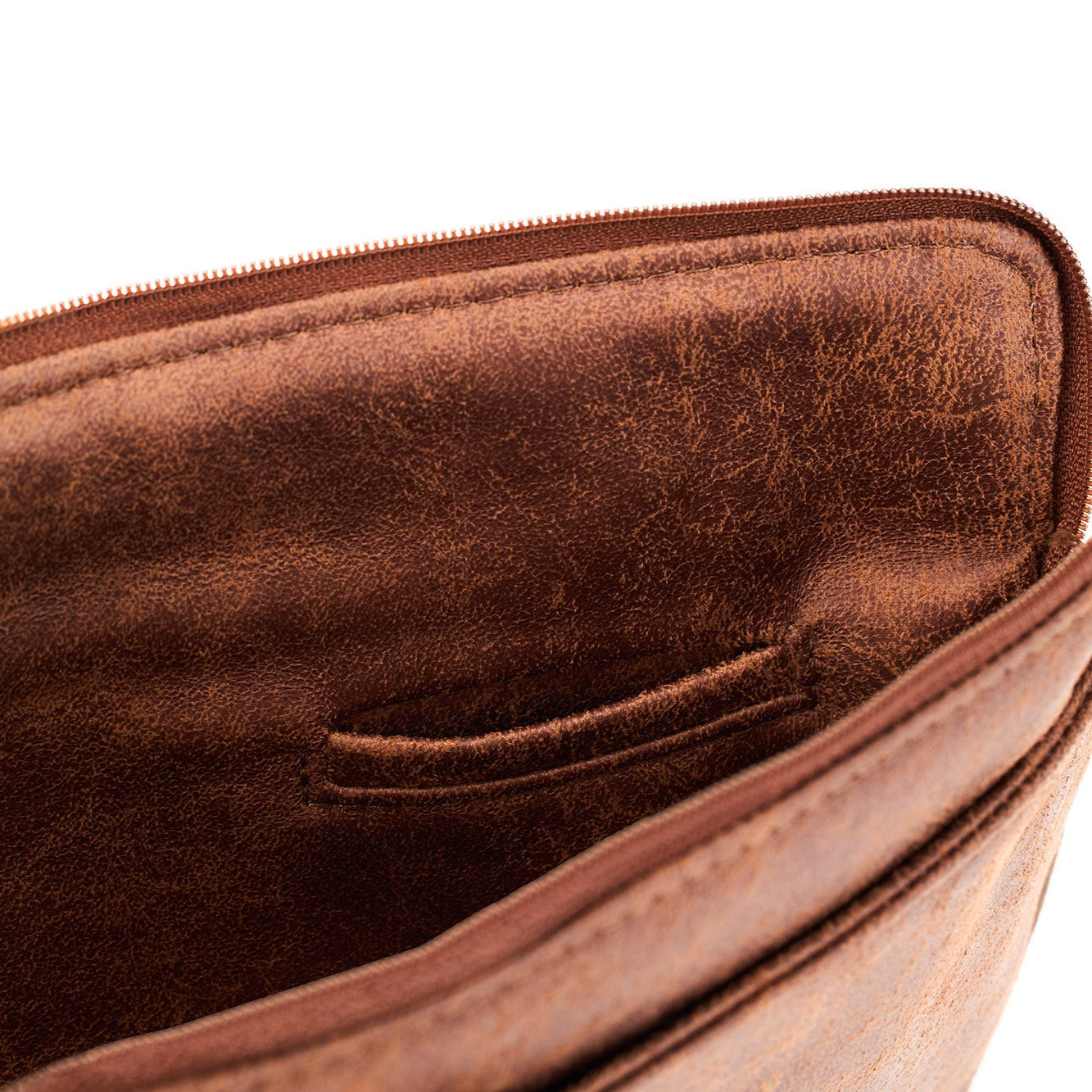 Laptop Sleeve - Brandy, Microleather