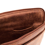 Laptop Sleeve - Brandy, Microleather