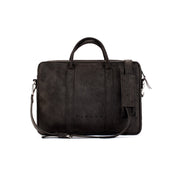 Torba na laptopa - Anthracite, Skóra regenerowana