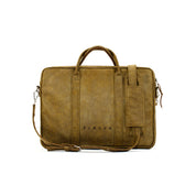 Laptop Bag - Olive, Microleather