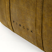 Laptop Bag - Olive, Microleather