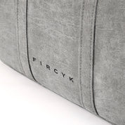 Laptop Bag - Grey, Microleather