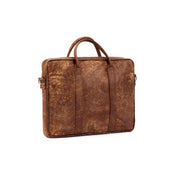 Laptop Bag - Tobacco, Natural Leather