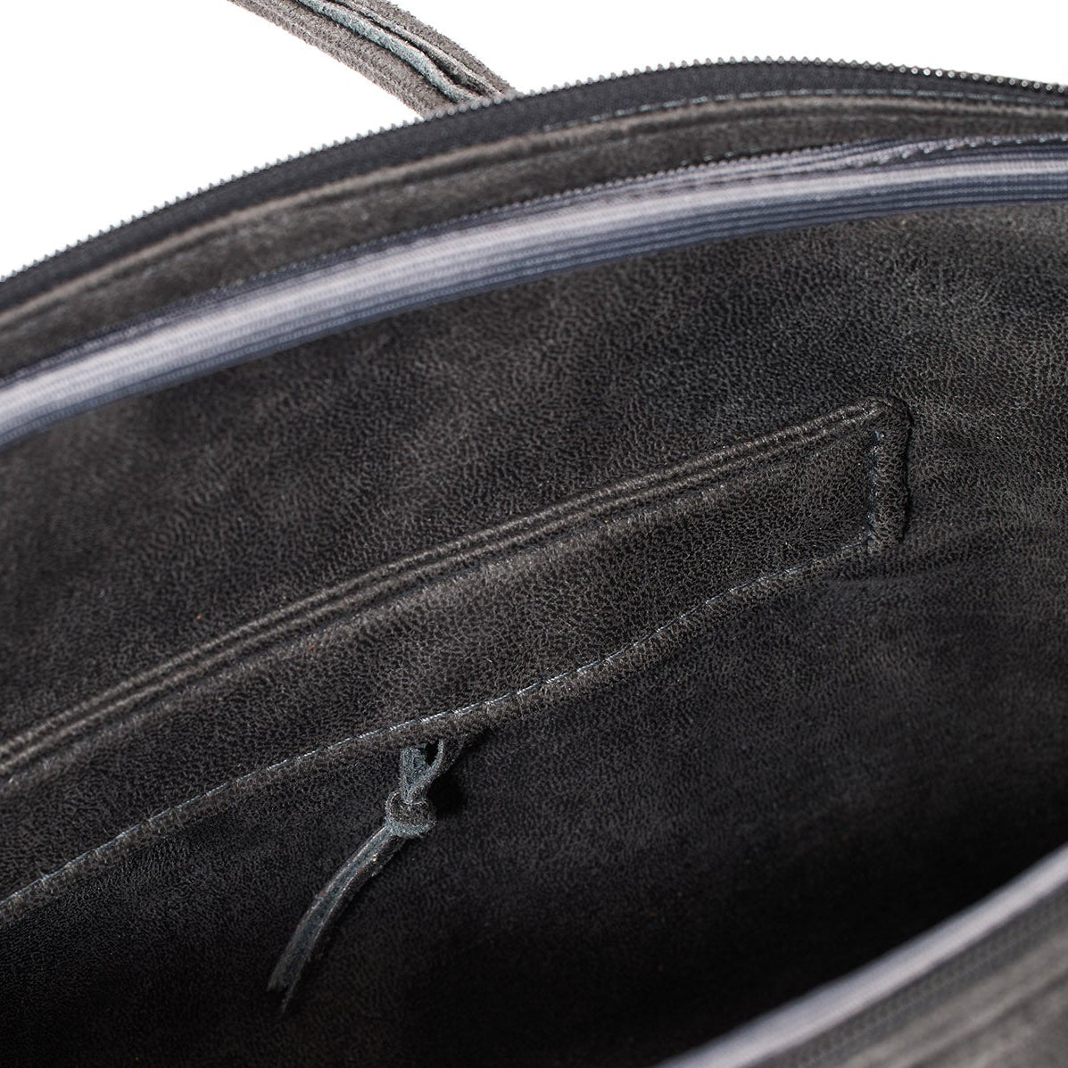 Torba na laptopa - Anthracite, Skóra regenerowana