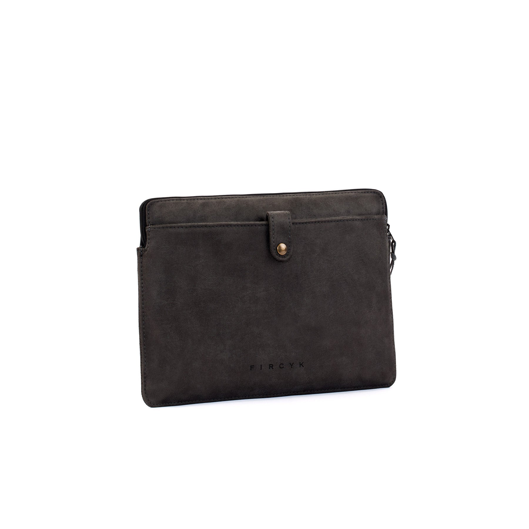 Pokrowiec na laptopa - Anthracite, Skóra regenerowana