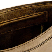 Pokrowiec na laptopa - Light Olive, Skóra naturalna