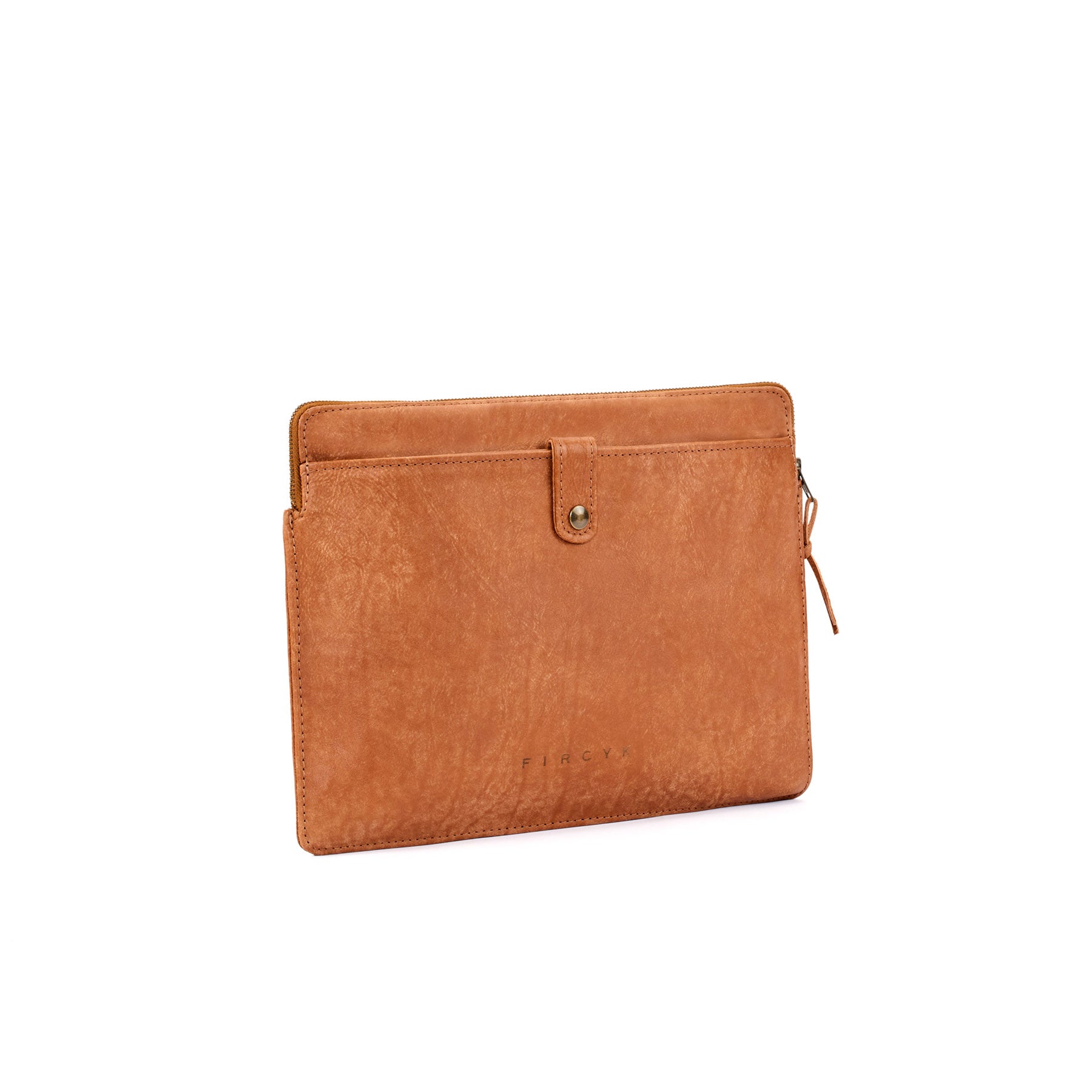 Pokrowiec na laptopa - Walnut, Skóra naturalna