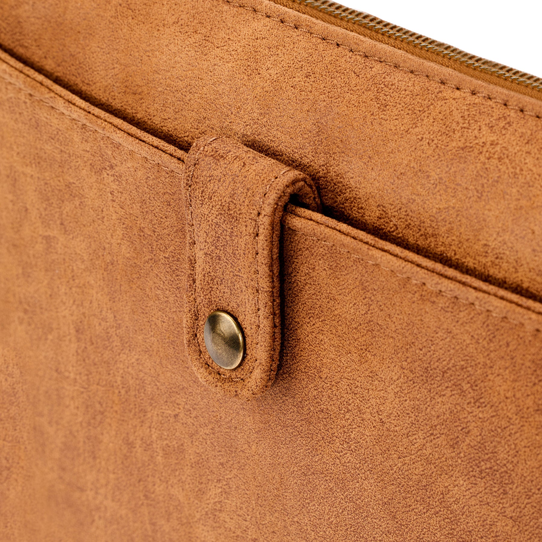 Laptop Sleeve - Cognac, Microleather