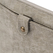 Pokrowiec na laptopa - Grey, Skóra regenerowana