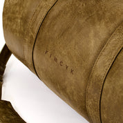 Travel Bag - Light Olive, Natural Leather (50 l)