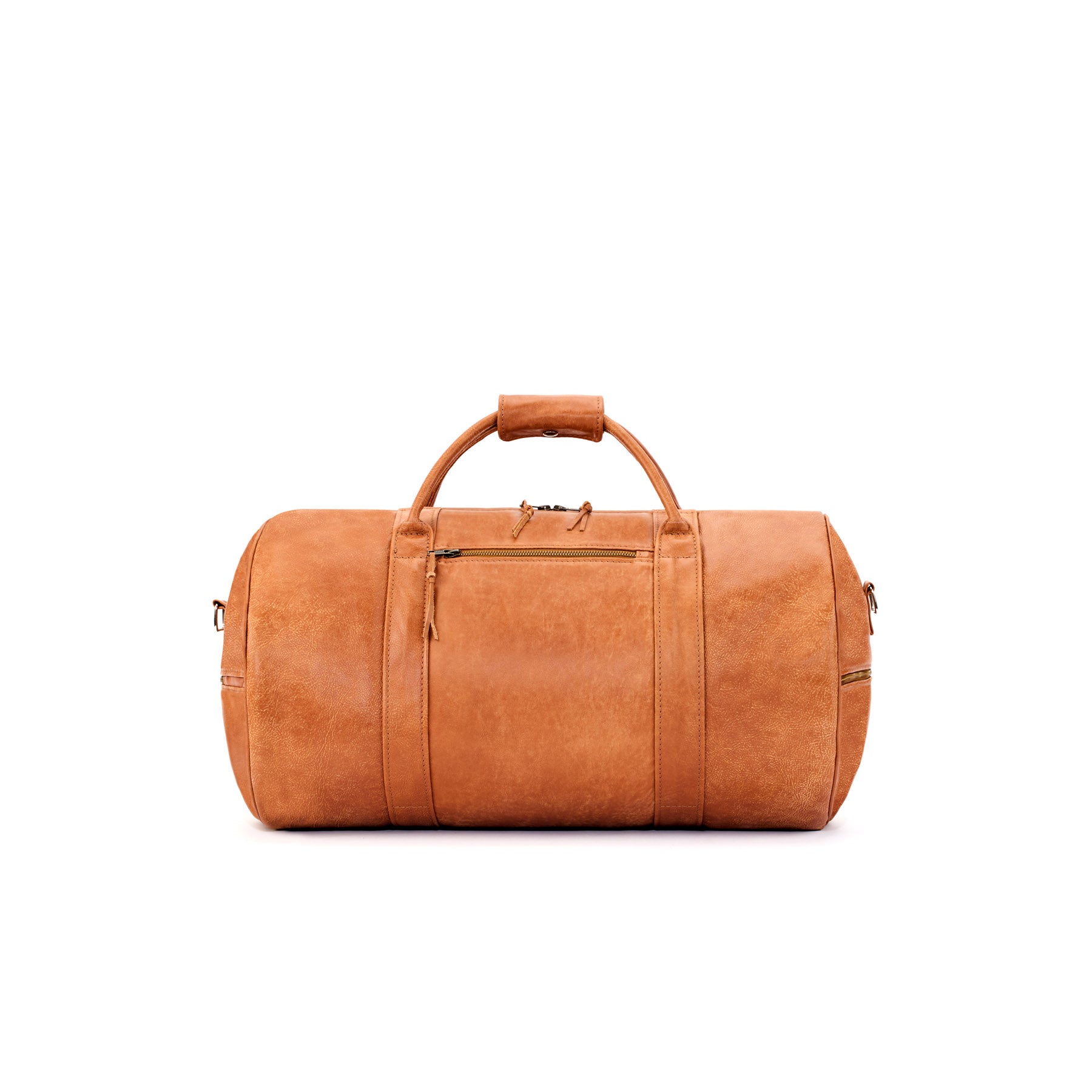 Travel Bag - Walnut, Natural Leather (50 l)