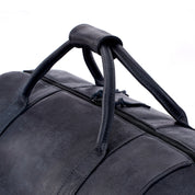 Travel Bag - Deep Black, Natural Leather (50 l)