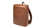 Laptop Backpack - Brandy, Microleather